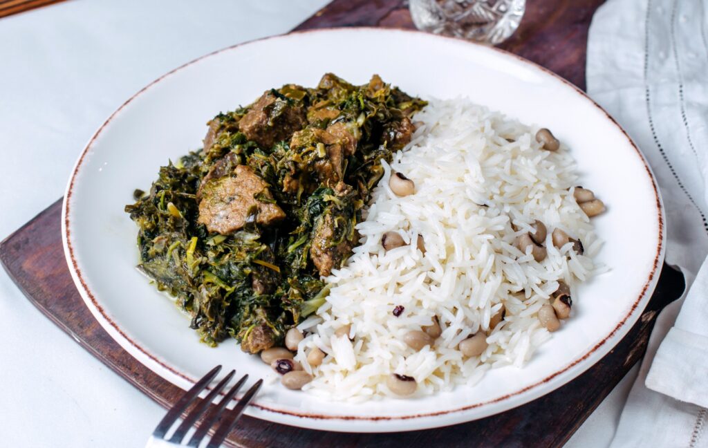 PALAK CHICKEN RICE BOWL
